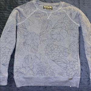 Dakine navy floral crew neck